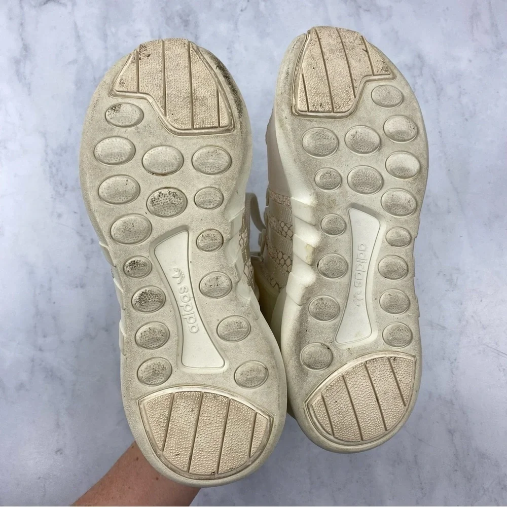 Adidas Women's EQT Equipment ADV 91-16 Lace Up Tennis Shoes Sneakers Tan Size 6